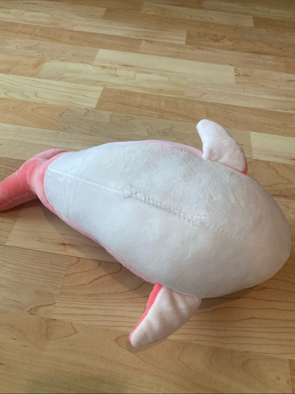 Cute 14” Pink Plush Dolphin Stuffed Animal - Picture 3 of 4